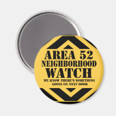 Aimant Zone 52 Patrouille de surveillance de voisinage (Recto/Verso)