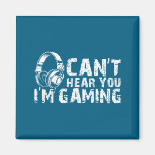 Aimant Zone de jeu Focus Gamer Tee Citation drôle
