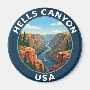 Aimant Zone de loisirs nationale de Hells Canyon USA