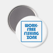 Aimant Zone de pêche sans travail (Recto/Verso)