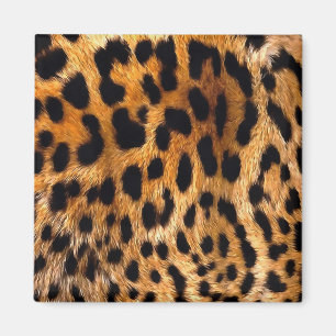 Aimant Zones léopard Brown noir Animal sauvage Art
