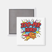 Aimant Zookeeper Zoo per Hero Superhero (Recto/Verso)