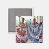 Aimant zPA011 PANAMA, Empolleradas panaméens, Frigo, (Recto/Verso)