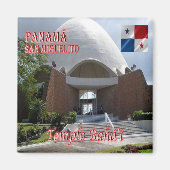 Aimant zPA012 PANAMA, temple Bahá'í à San Miguelito, (Devant)