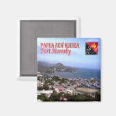 Aimant zPG06 MORESBY, Papouasie-Nouvelle-Guinée, Océanie, (Recto/Verso)