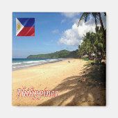 Aimant zPH006 plage de NACPAN, Philippines, Asie, Fridge (Devant)
