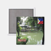 Aimant zPH007 Jardin chinois de MANILA Philippines Fridge (Recto/Verso)