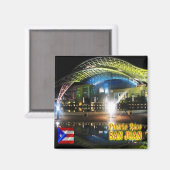 Aimant zPR009 PORTO RICO, San Juan, Centre des congrès, (Recto/Verso)