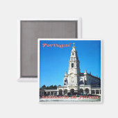 Aimant zPT011 SANCTUAIRE DE FATIMA, Portugal, Frigo (Recto/Verso)