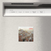 Aimant zPT017 LISBON panorama, Portugal, Europe, Réfrigér (In Situ (Lave-vaisselle))