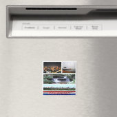 Aimant zPY003 PARAGUAY, Mosaïque, Amérique, Frigo (In Situ (Lave-vaisselle))