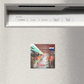 Aimant zPY005 PARAGUAY, Marché, Amérique, Frigo (In Situ (Lave-vaisselle))