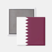 Aimant zQA001 Qatari DRAPEAU Qatar, réfrigérateur (Recto/Verso)