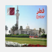 Aimant zQA005 Mosquée en QATAR, Asie, Frigo (Devant)
