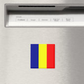 Aimant zRO001 DRAPEAU ROUMAIN ROMANIE, Réfrigérateur (In Situ (Lave-vaisselle))