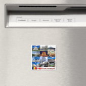 Aimant zRO008 BUCHAREST "I Love", Roumanie, Europe, Fridg (In Situ (Lave-vaisselle))