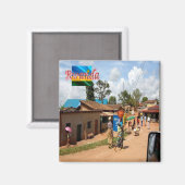 Aimant zRW009 RWANDA, Kigali, Butare, Afrique, Réfrigérat (Recto/Verso)
