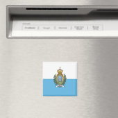Aimant zSM001 SAN MARINO FLAG, Europe, Frigo (In Situ (Lave-vaisselle))
