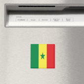 Aimant zSN001 SÉNÉGAL, Drapeau, Afrique, Réfrigérateur (In Situ (Lave-vaisselle))