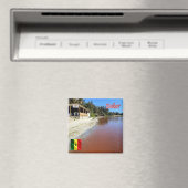 Aimant zSN005 DAKAR, Panorama, Sénégal, Afrique, Réfrigér (In Situ (Lave-vaisselle))