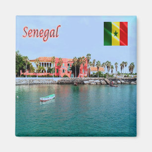 Aimant zSN008 SÉNÉGAL, Île de Port de Gorée, Réfrigérateu