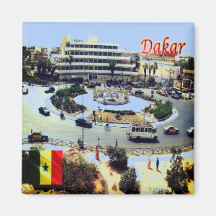 Aimant zSN010 SÉNÉGAL, Vue aérienne, Afrique, Réfrigérate