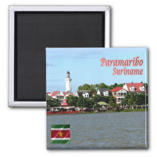Aimant zSR006 PARAMARIBO, Suriname, Amérique, Frigo