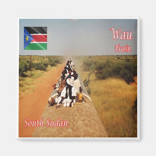 Aimant zSS006 WAU, Soudan du Sud, Afrique, Réfrigérateur (Devant)