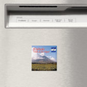 Aimant zSV008 EL SALVADOR, Volcano San Miguel, Frigo (In Situ (Lave-vaisselle))