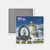 Aimant ZTC004 TURKS ET CAICOS, Île Grand Turk, Réfrigérat (Recto/Verso)