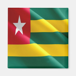 Aimant zTG002 TOGO Waving Flag, Afrique, Réfrigérateur
