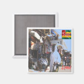 Aimant zTG004 LOME' Togo, Afrique, Réfrigérateur (Recto/Verso)