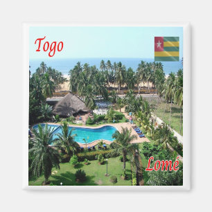 Aimant zTG006 LOME' Togo, Afrique, Réfrigérateur