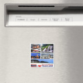 Aimant zTH006 j'aime THAILAND potpourri, Asie, Fridge (In Situ (Lave-vaisselle))