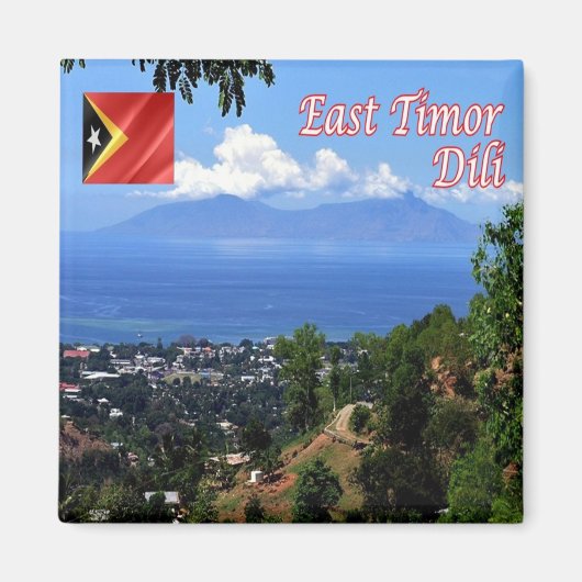 Aimant zTL006 DILI, Timor oriental, Asie, Fridge (Devant)
