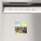 Aimant zTN003 CARTHAGE, Tunisie, Afrique, Réfrigérateur (In Situ (Lave-vaisselle))