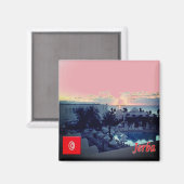 Aimant zTN006 DJERBA, Tunisie, Afrique, Fridge (Recto/Verso)