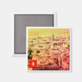 Aimant zTN013 TUNIS, Tunisie, Afrique, Fridge (Recto/Verso)