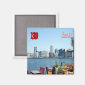 Aimant zTR007 SMYARN, Turquie, Europe, Fridge (Recto/Verso)