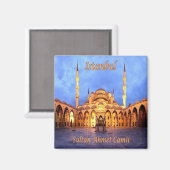 Aimant zTR010 ISTANBUL SULTANAHMET CAMII, Turquie, réfrig (Recto/Verso)