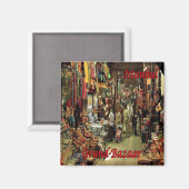 Aimant zTR014 ISTANBUL GRAND BAZAAR, Turquie, Frigo (Recto/Verso)