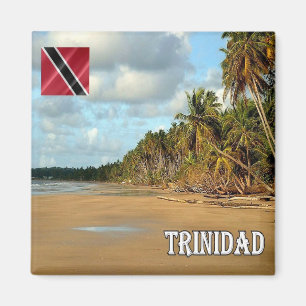 Aimant zTT009 TRINIDAD, plage de Mayaro, réfrigérateur