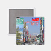 Aimant zTW003 HSINCHU, Taiwan Formosa, Frigo (Recto/Verso)
