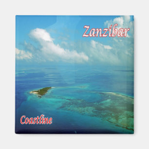 Aimant zTZ018 ZANZIBAR, Littoral, Tanzanie, Afrique, Frig