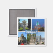 Aimant zUA004 ODESSA, Ukraine, Europe, Fridge (Recto/Verso)