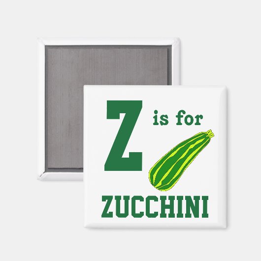 Aimant Zucchini (Recto/Verso)