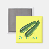 Aimant Zucchini Squash (Recto/Verso)