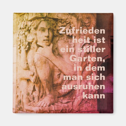 Aimant Zufriedenheit und Glück (Devant)