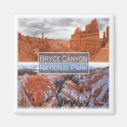 Aimant zUS0042 BRYCE CANYON N.P. Utah, America, Fridge (Devant)