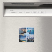 Aimant zUS021 HAWAII, Mosaïque, Honolulu, Amérique, Réfri (In Situ (Lave-vaisselle))